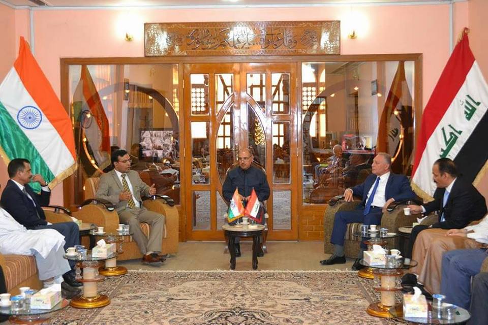 خلال زيارته الاولى للنجف… الغرفة والسفير الهندي في العراق يبحثان تطوير العلاقات التجارية بين البلدين