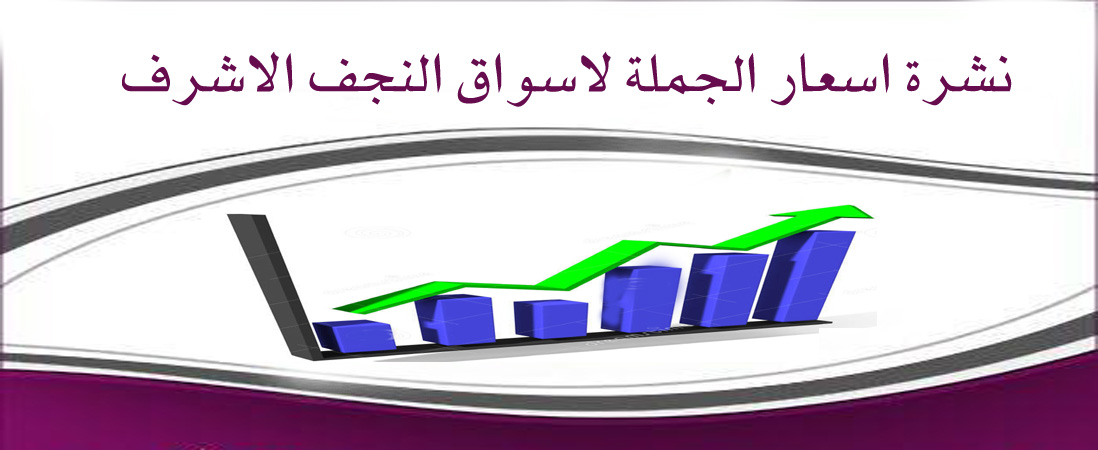 نشرة اسعار شهر تموز 2015 لاسواق النجف الاشرف